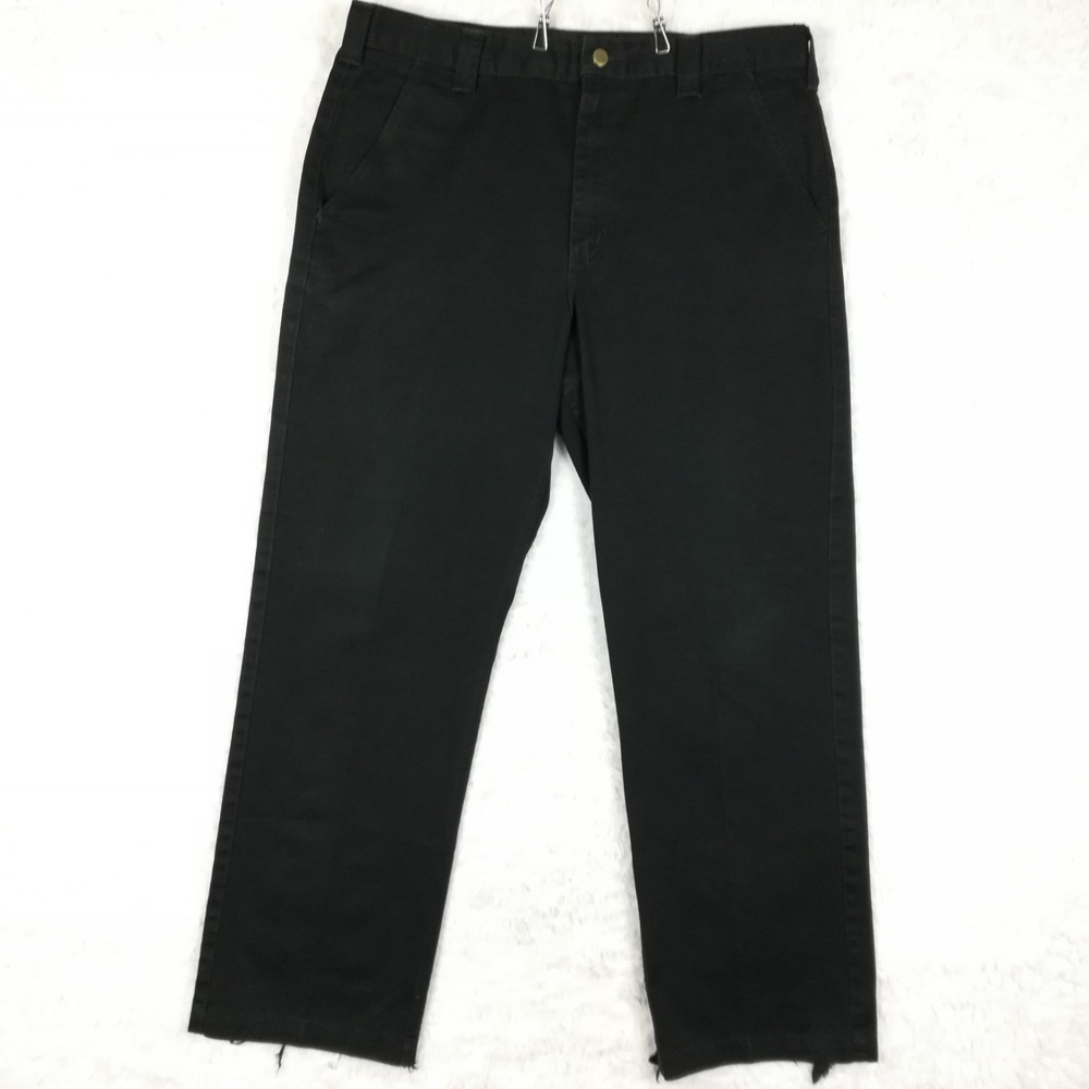 Carhartt Mens Pants Chino Workwear Blended Twill Black 38x32